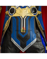 Cosrea Marvel Universe Thor Love and Thunder Long Sleeved PU Leather Cosplay Costume