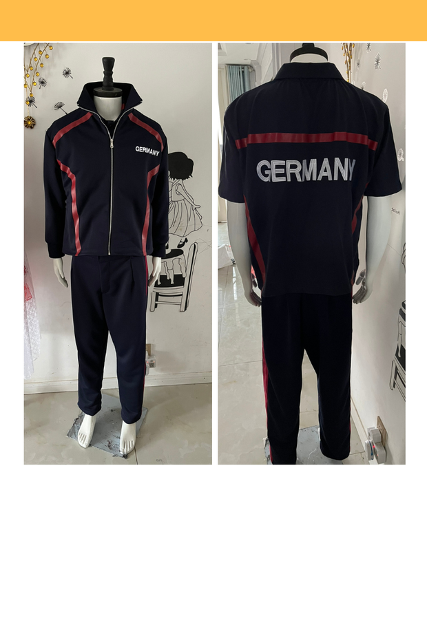 Cosrea P-T Prince Tennis Tezuka New German Uniform Cosplay Costume