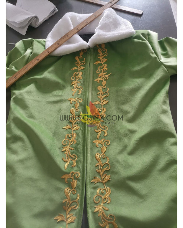 Cosrea TV Costumes Buddy The Elf Velvet Cosplay Costume