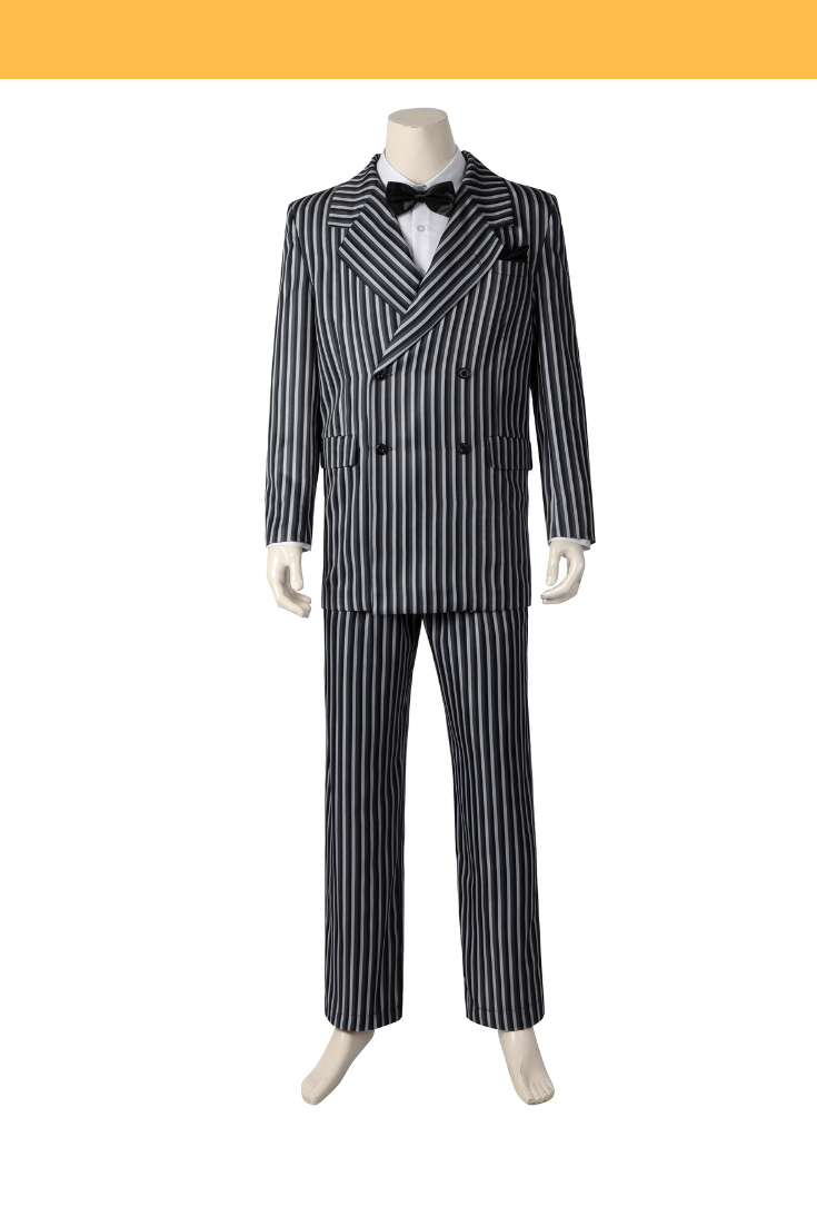 Cosrea TV Costumes Gomez Addams 1991 TV Series Cosplay Costume
