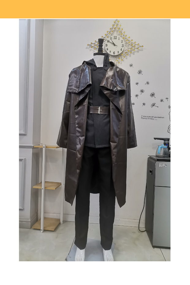 Cosrea TV Costumes Luke Skywalker Ahch To Island Last Jedi PU Leather Cosplay Costume
