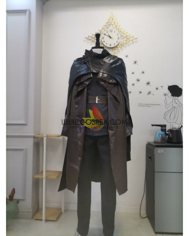 Cosrea TV Costumes Luke Skywalker Ahch To Island Last Jedi PU Leather Cosplay Costume