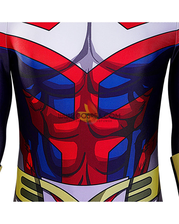 Cosrea TV Costumes My Hero Academia Toshinori Yagi All Might Digital Printed Cosplay Costume