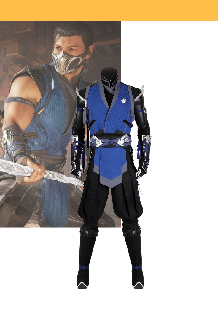 mortal kombat dress Sub Zero 1 Cosplay Costume Without Boots Boots are not included Buy 2 get 12% off Color:Dark Ivory Street Style Fashion Japanese