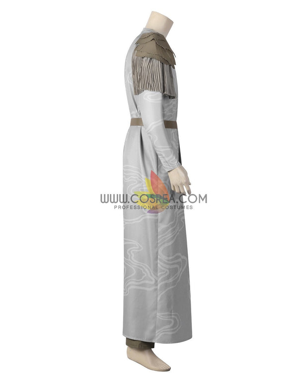 Cosrea TV Costumes The Rings of Power Elrond Light Grey Cosplay Costume