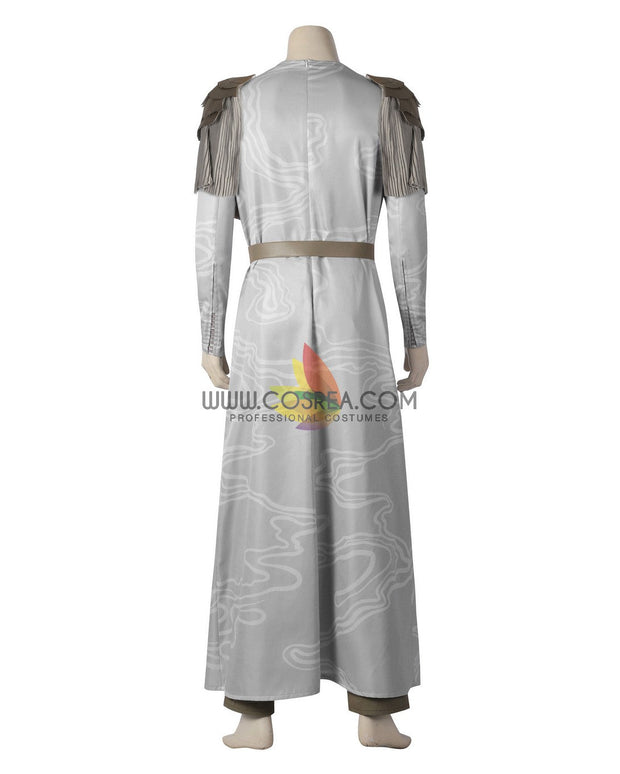 Cosrea TV Costumes The Rings of Power Elrond Light Grey Cosplay Costume