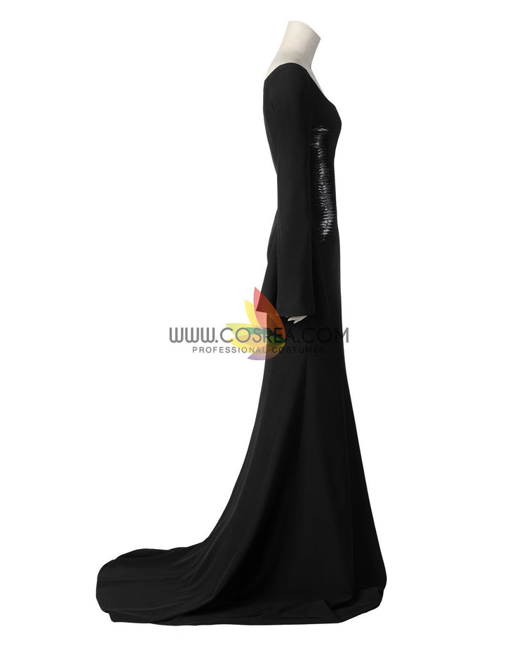 Cosrea TV Costumes Wednesday Morticia Addams Cosplay Costume