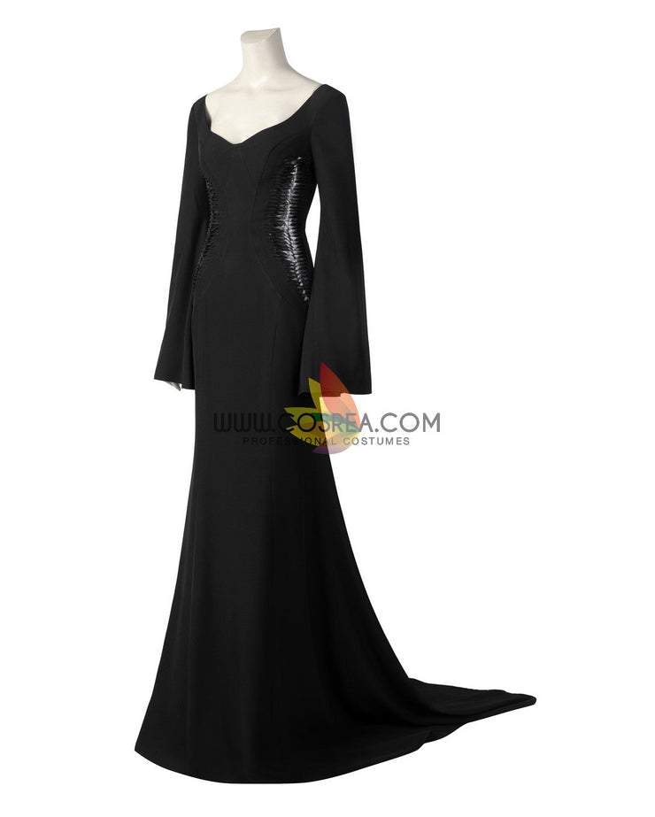 Cosrea TV Costumes Wednesday Morticia Addams Cosplay Costume