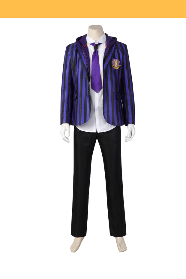 Cosrea TV Costumes Wednesday Nevermore Academy Xavier Thorpe Uniform Cosplay Costume