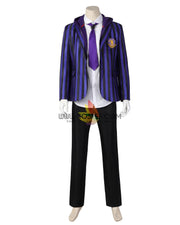 Cosrea TV Costumes Wednesday Nevermore Academy Xavier Thorpe Uniform Cosplay Costume