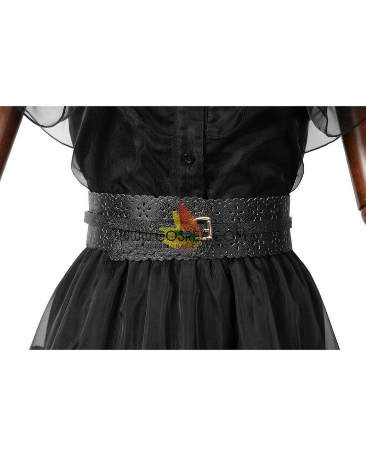 Cosrea TV Costumes Wednesday Rave'n Dance Tulle Dress Cosplay Costume
