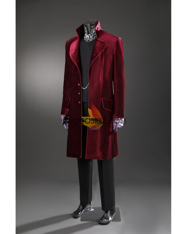 Cosrea TV Costumes Willy Wonka Velvet Custom Costume