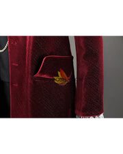 Cosrea TV Costumes Willy Wonka Velvet Custom Costume