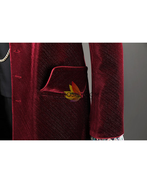 Cosrea TV Costumes Willy Wonka Velvet Custom Costume