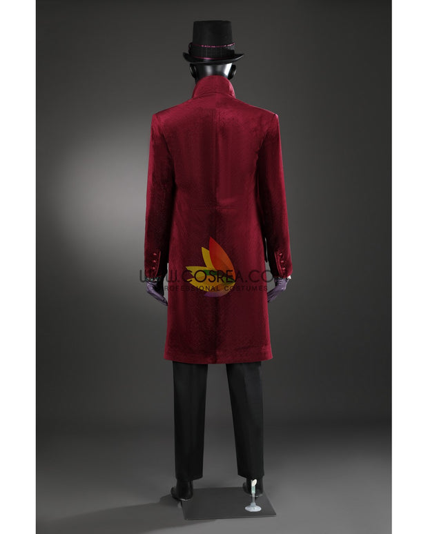Cosrea TV Costumes Willy Wonka Velvet Custom Costume