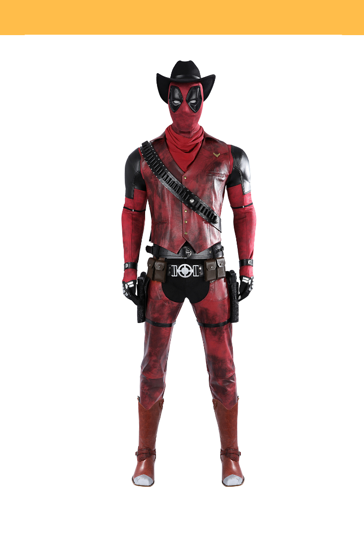 Cowboy Deadpool Cosplay Costume