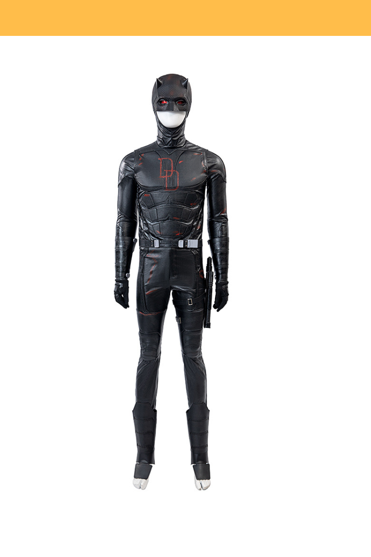Daredevil 2025 Black PU Leather Cosplay Costume