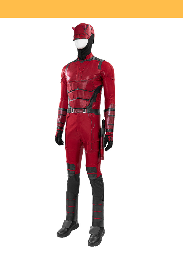 Daredevil Born Again Dark Red PU Leather Cosplay Costume
