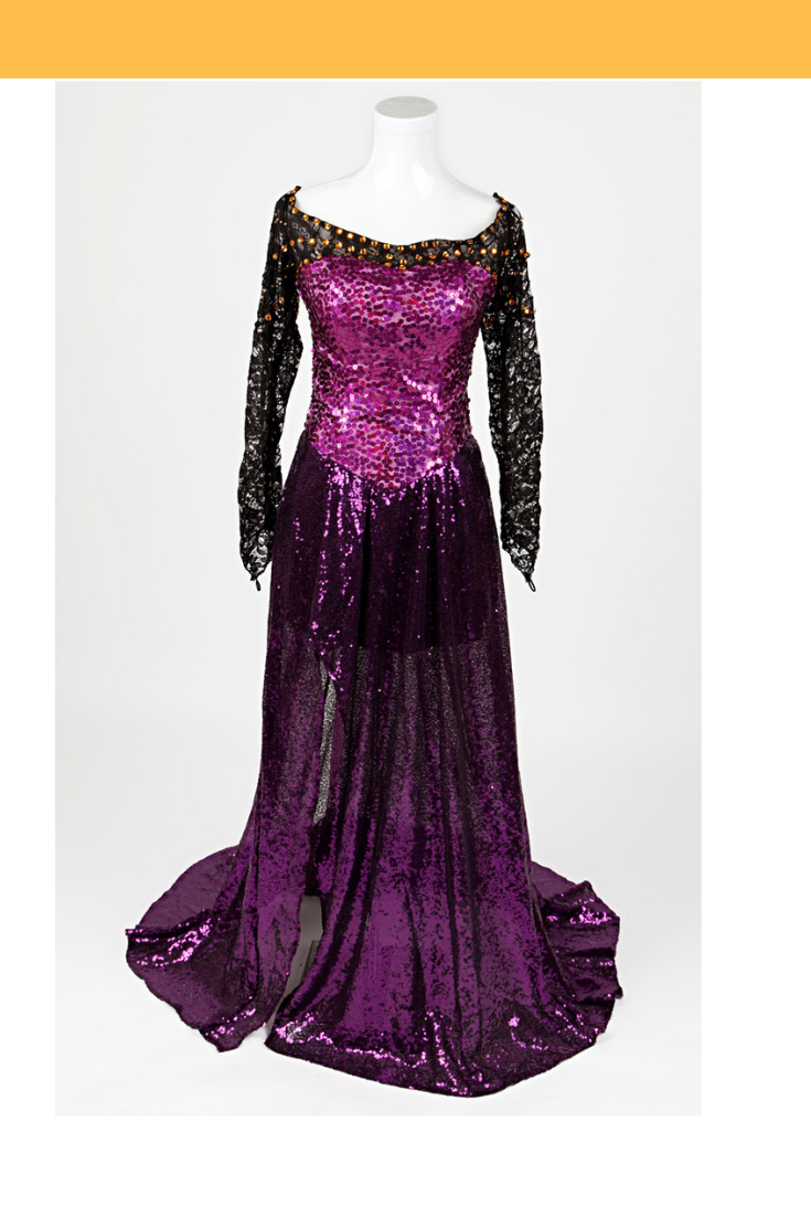 Dark Elsa 3MM Sequined Cosplay Costume