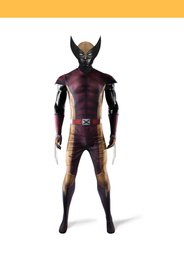 Wolverine 3 Brown Battle Suit Cosplay Costume