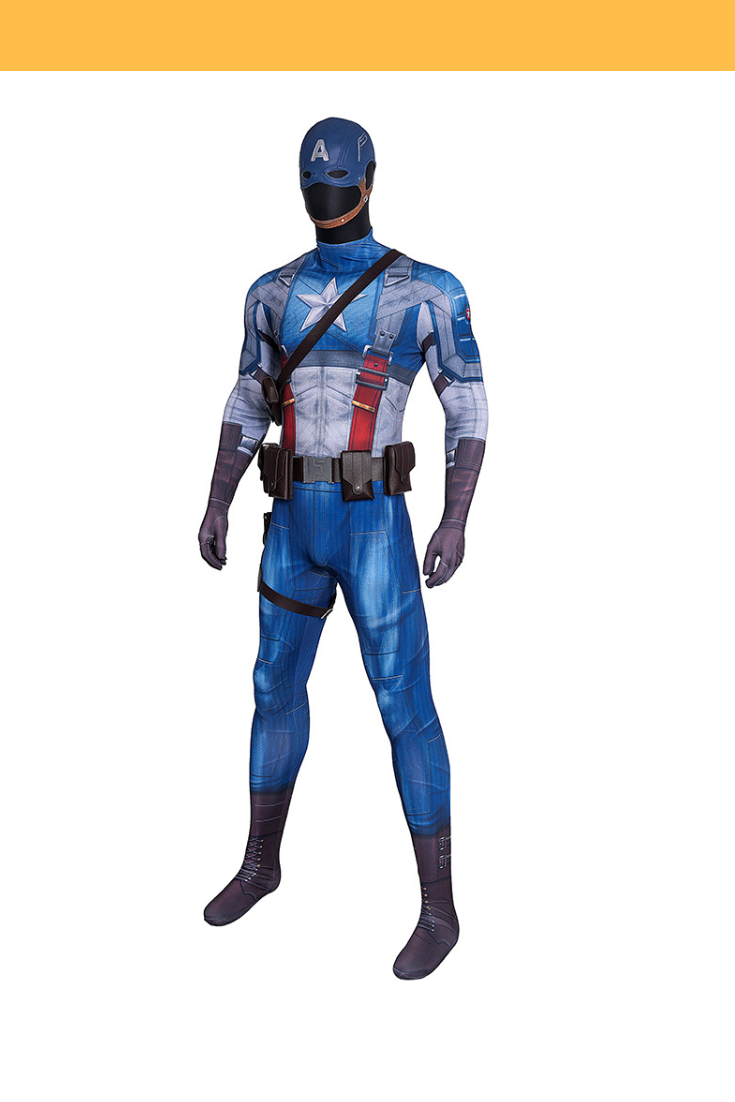 Digital Printed Captain America 1 Cosplay Costume
