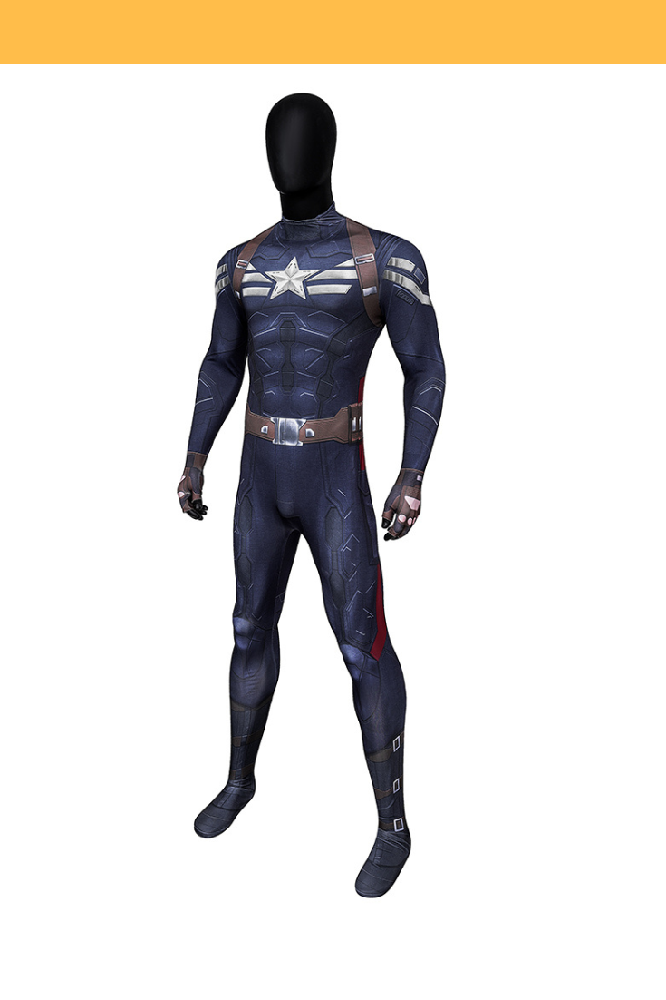 Digital Printed Captain America 2 Stealth Cosplay Costume