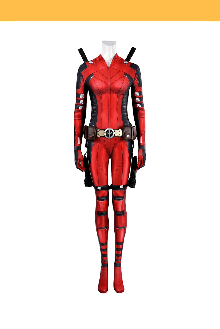 Digital Printed Lady Deadpool 3 Cosplay Costume