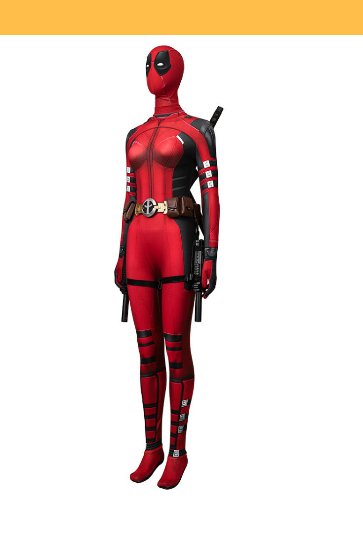 Digital Printed Lady Deadpool Alternative Version Cosplay Costume
