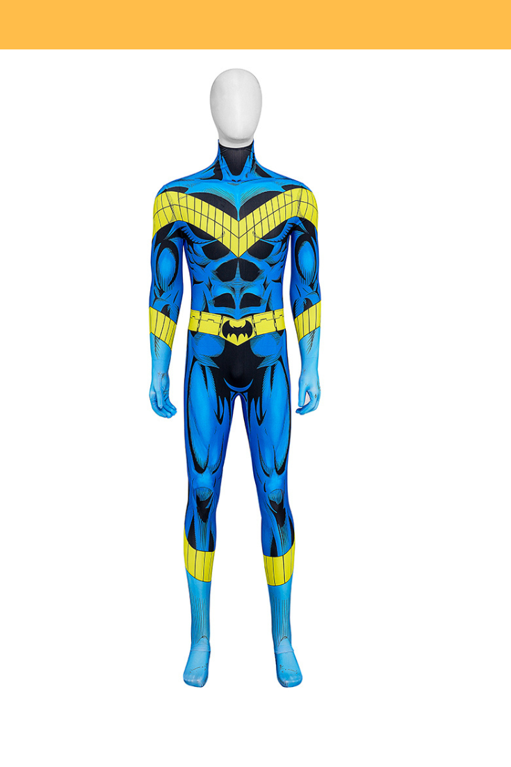 Digital Printed New Titans Nightwing Cosplay Costume