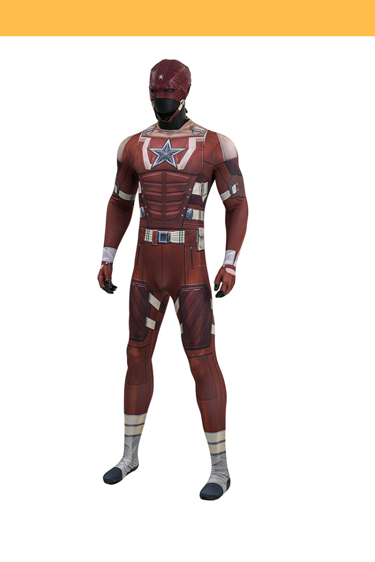 Digital Printed Red Guardian Thunderbolts Version Cosplay Costume