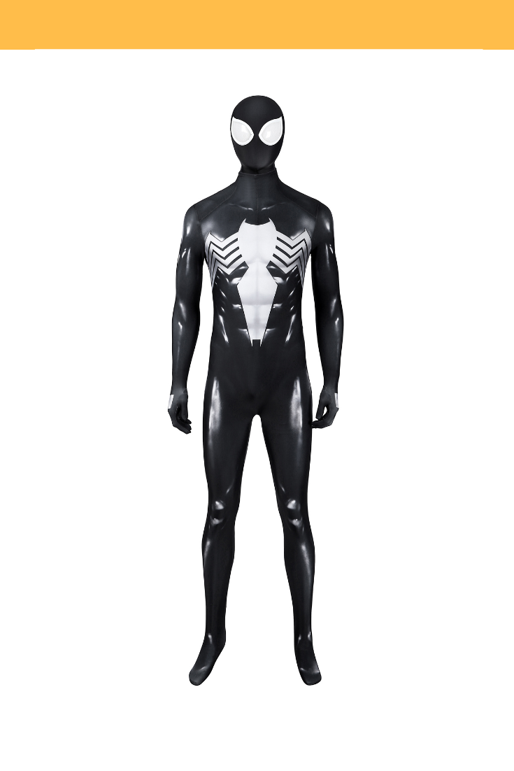 Digital Printed Spiderman Classic Black Cosplay Costume