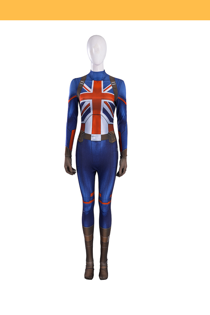 Digital Printed What If Captain Carter Cosplay Costume