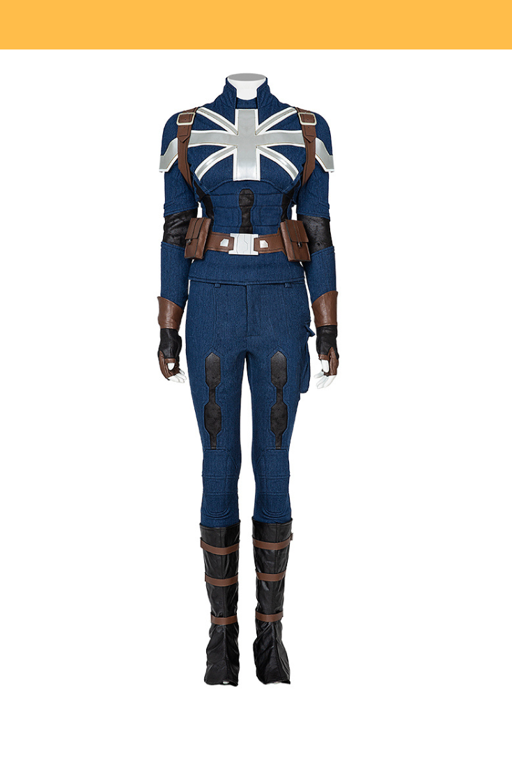Digital Printed What If Captain Carter Stealth Cosplay Costume