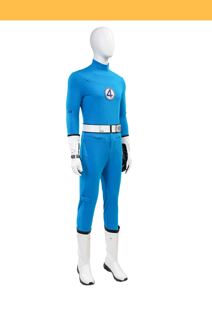 Mr Fantastic First Appearance Lycra Cotton Based Cosplay Costume