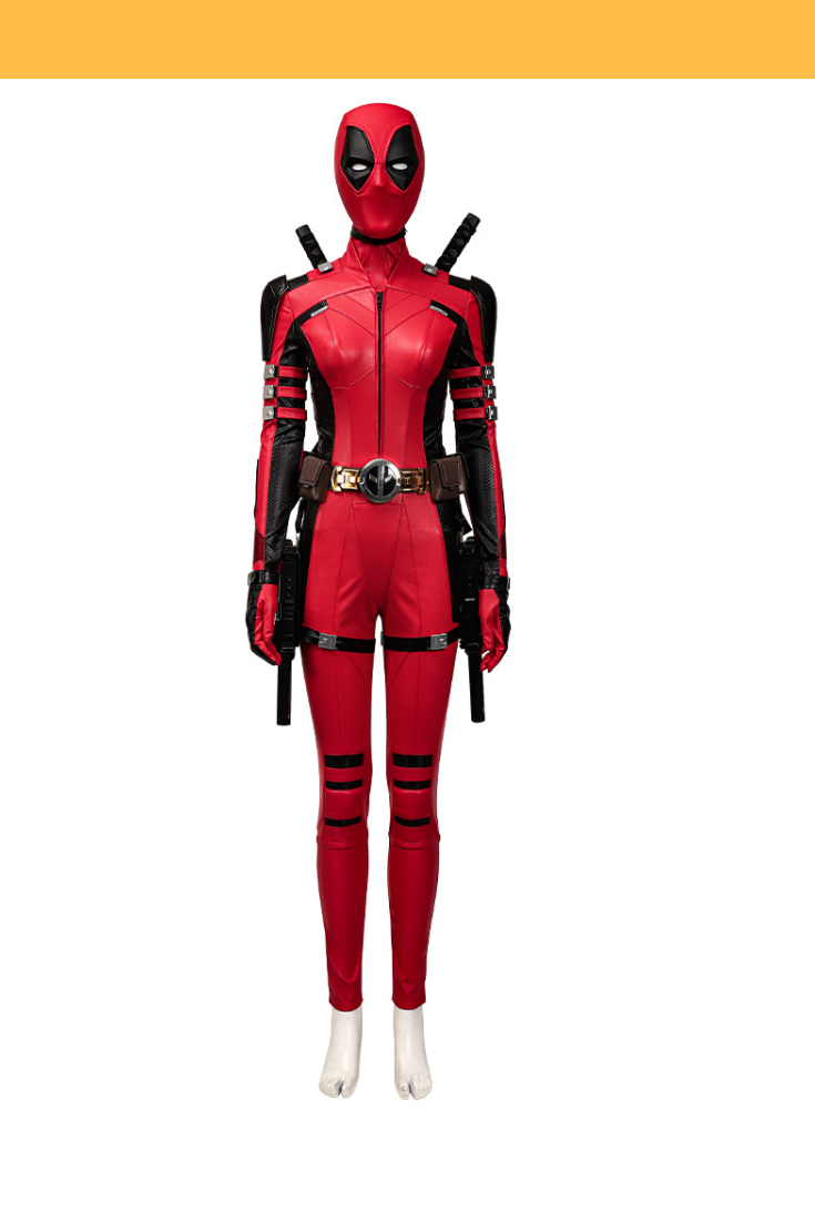Lady Deadpool Upgraded PU Leather Cosplay Costume