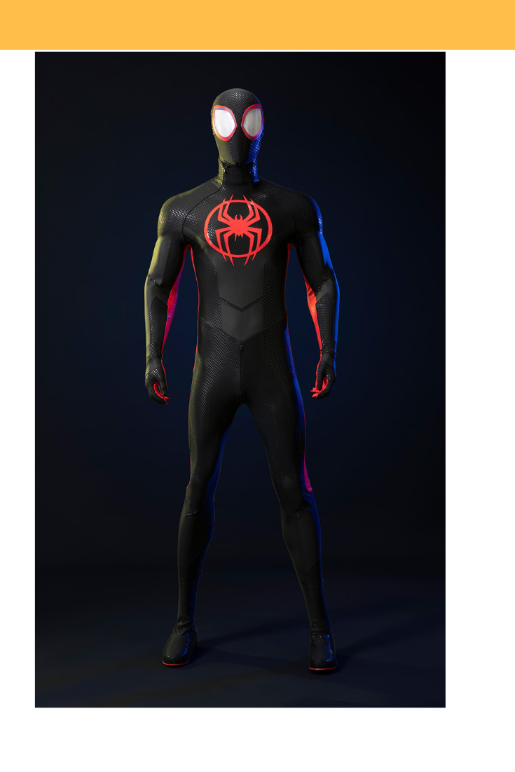 Miles Morales Upgraded Spiderverse Suit Cosplay Costume