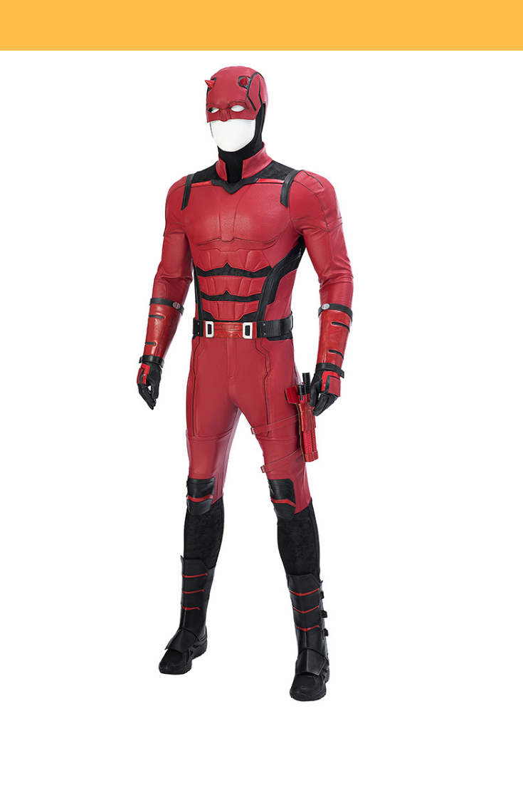 Daredevil Matte PU Leather Build Cosplay Costume