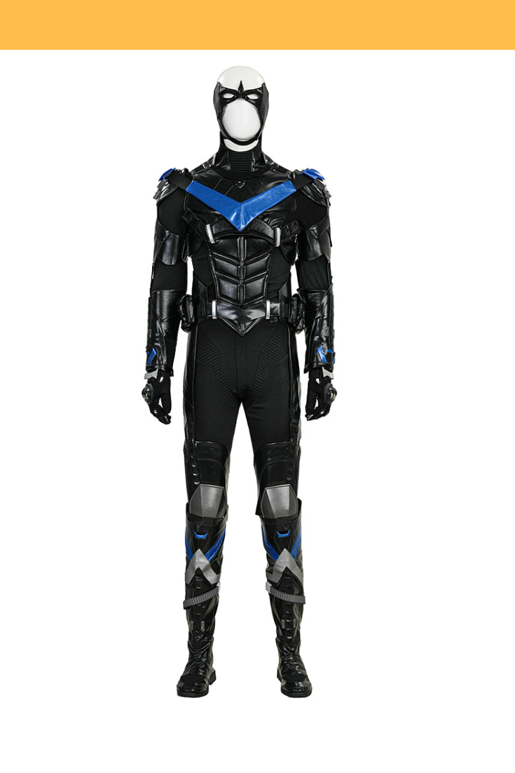 Nightwing Arkham Knight PU Leather Based Cosplay Costume