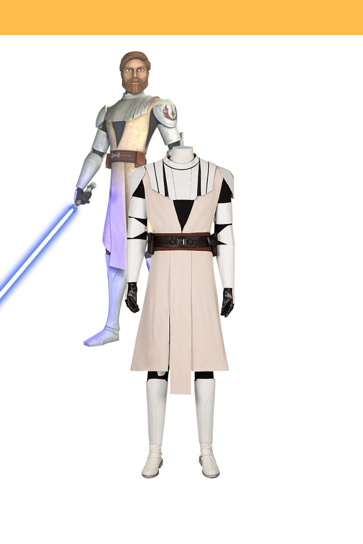 Obi Wan Clone Wars Armored Cosplay Costume