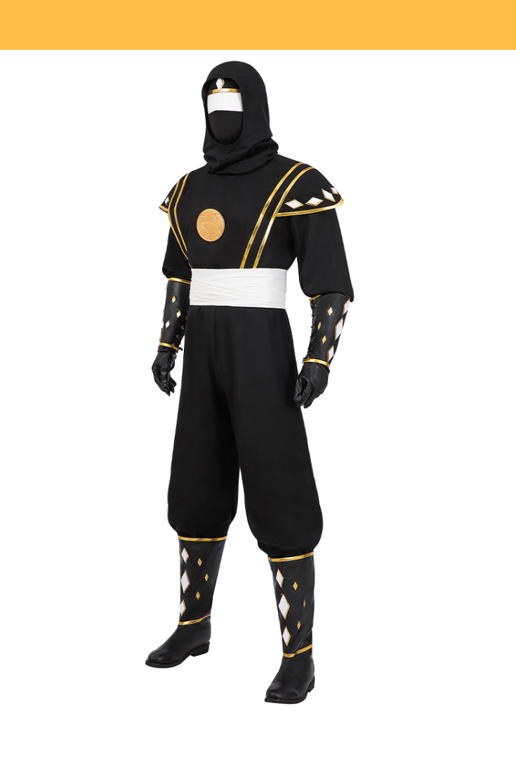 Power Rangers Black Ninja Cosplay Costume