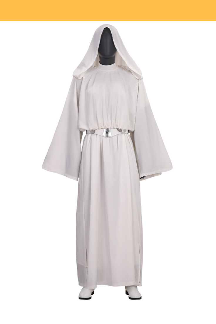Princess Leia A New Hope Hooded Version in Uniform Fabric Build Cosplay Costume