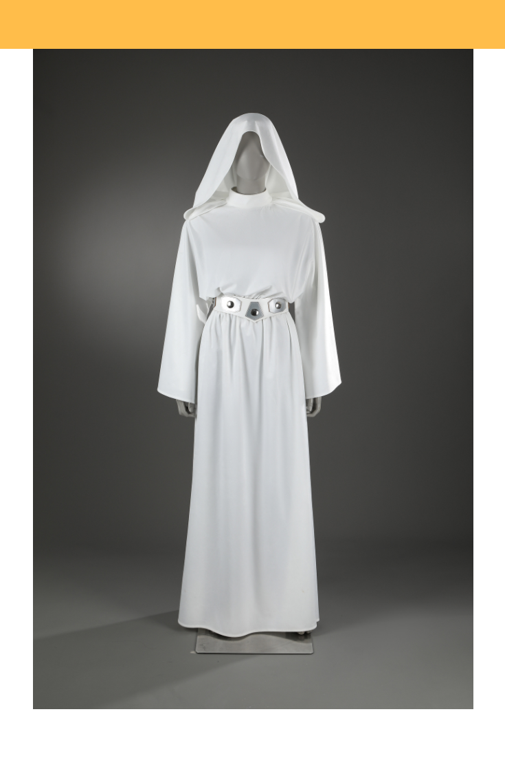 Princess Leia New Hope Hooded Cosplay Costume