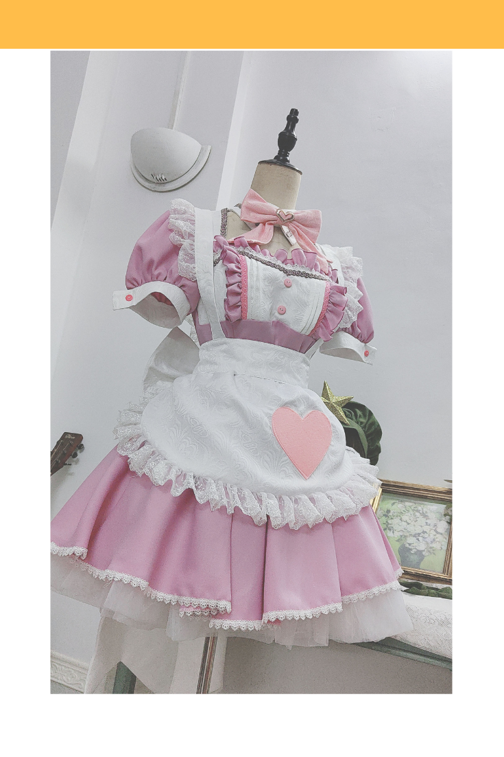 Purple Maid Outfit Cosplay Costume