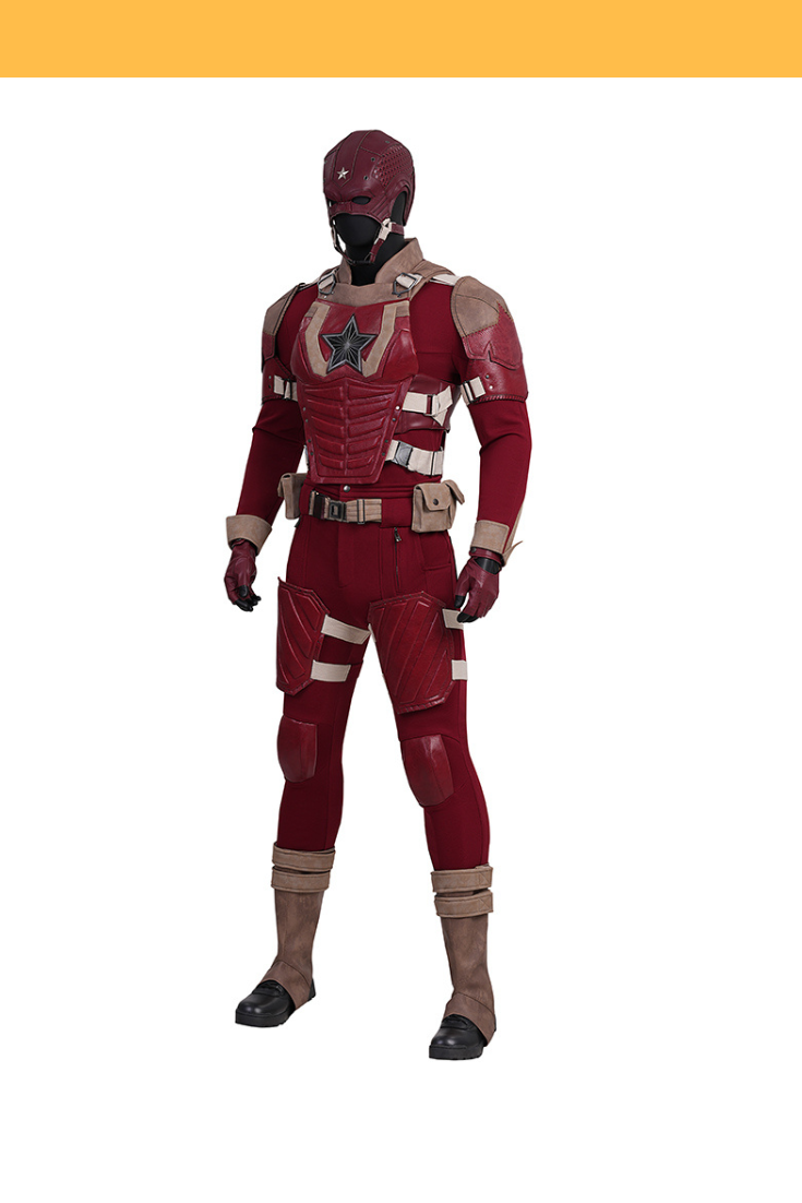 Red Guardian Thunderbolts Dark Red Version Cosplay Costume