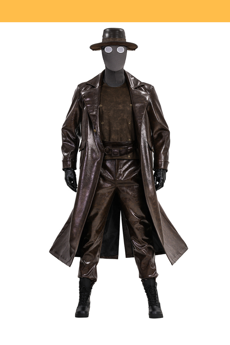 Spider Noir Brown Set Cosplay Costume