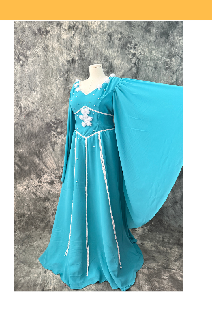 The Adventures of Pinocchio Blue Fairy Cosplay Costume