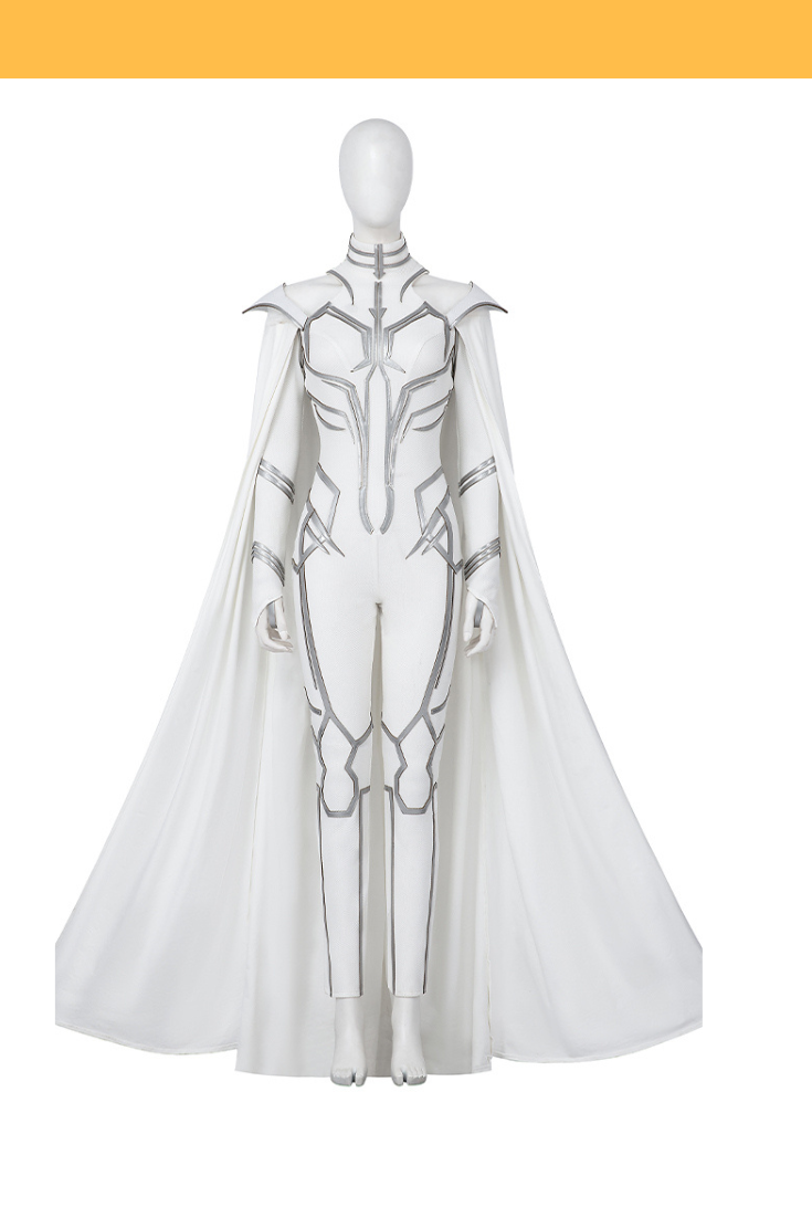 What If Season 2 Hela White Divine Armor Cosplay Costume