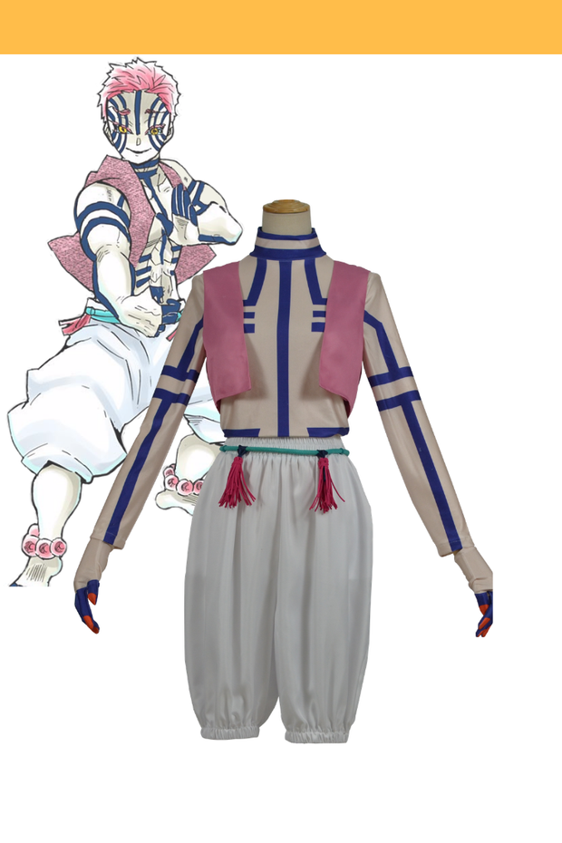 Cosrea A-E Akaza Demon Slayer Cosplay Costume
