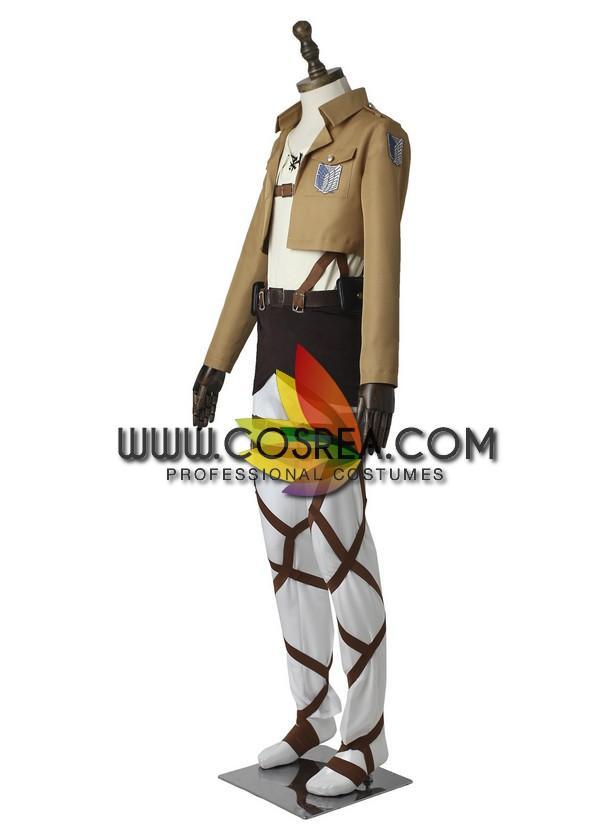 Cosrea A-E Attack On Titan Eren Yeager Complete Cosplay Costume