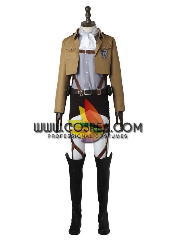 Cosrea A-E Attack On Titan Levi Complete Cosplay Costume